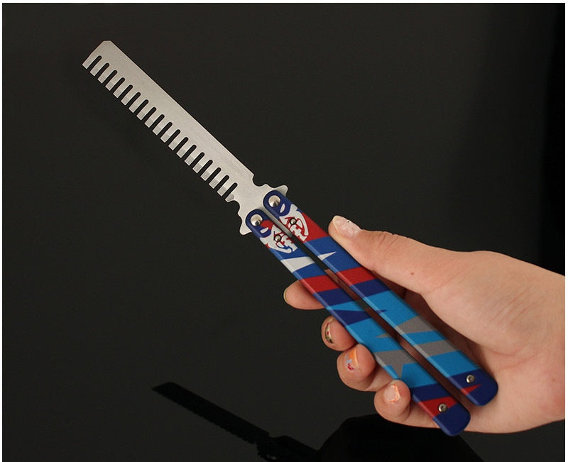 Valorant Yoru's Comb Butterfly Knife Alloy Model Toy, Training Prop and Display Ornament