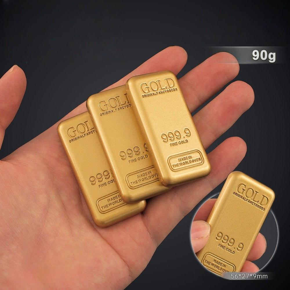 1:1 Solid Gold Bar Model - Delta Force Collectible Gift | 24K Pure Gold Bullion Replica Models(3-PICES)