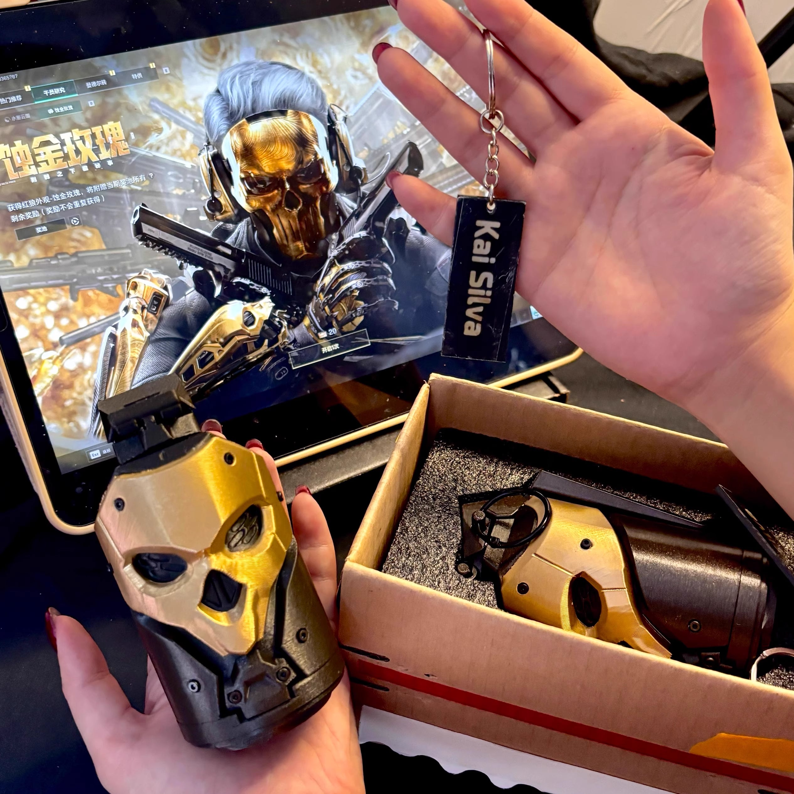 Delta Force: Operation Red Wolf Smoke Grenade Cosplay Prop, Keychain, Gift, Model Toy, Desktop Display Collectible