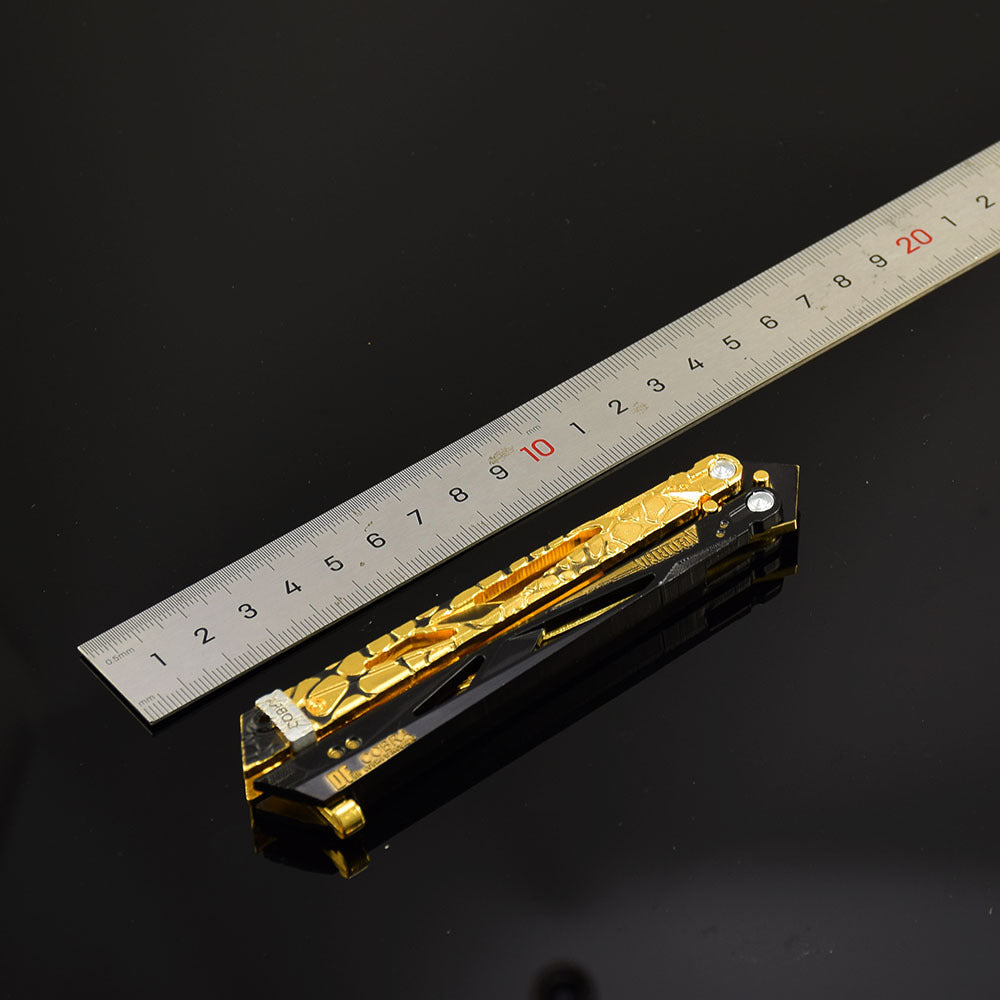 Delta Force Champion Golden Balisong Metal Replica