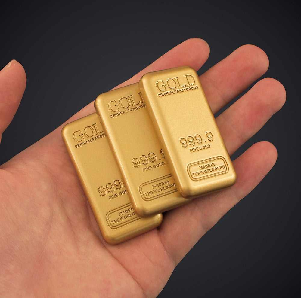 1:1 Solid Gold Bar Model - Delta Force Collectible Gift | 24K Pure Gold Bullion Replica Models(3-PICES)