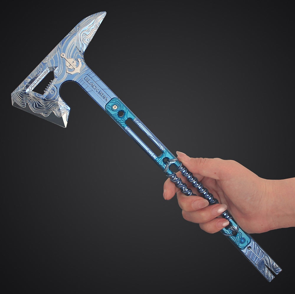 Delta Force Black Sea Tactical Axe Alloy Model Toy - Game Weapon Collectible Display Piece