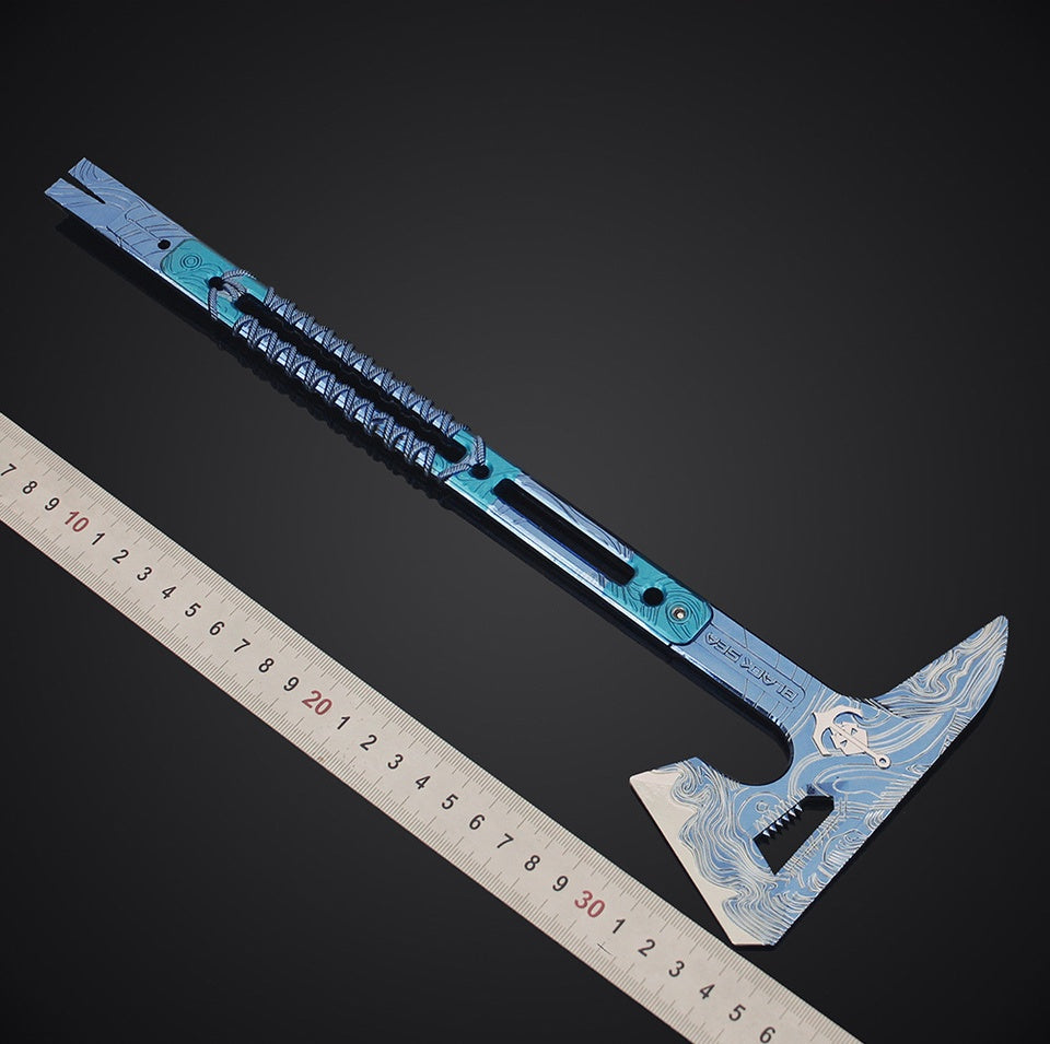 Delta Force Black Sea Tactical Axe Alloy Model Toy - Game Weapon Collectible Display Piece
