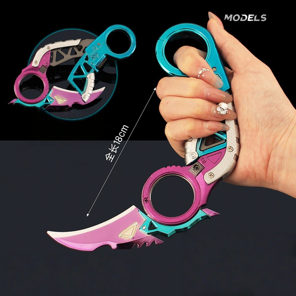 Apex Legends Heirloom Raptor's Claw Folding Karambit Alloy Model Toy & Display Piece