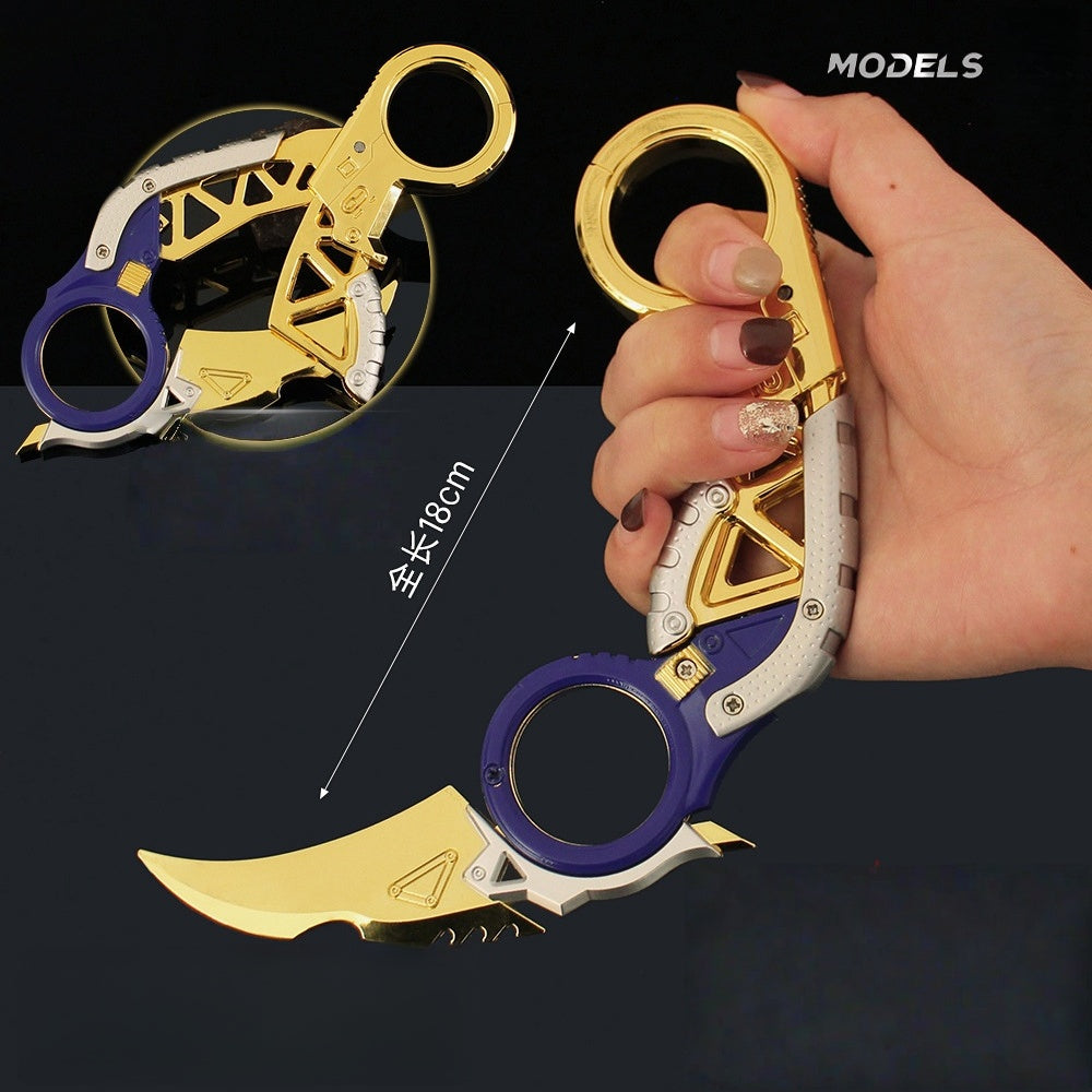 Apex Legends Heirloom Raptor's Claw Folding Karambit Alloy Model Toy & Display Piece